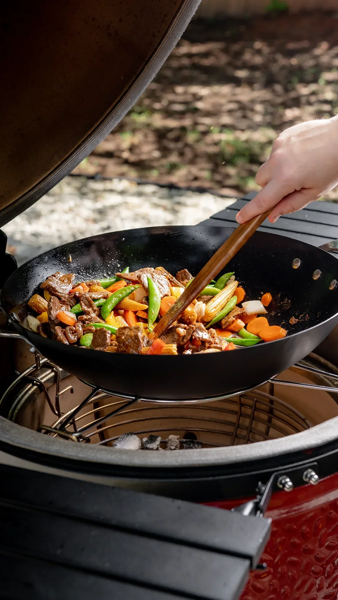 Kamado Joe KJ15124922 | Karbon Steel Wok - Image 10
