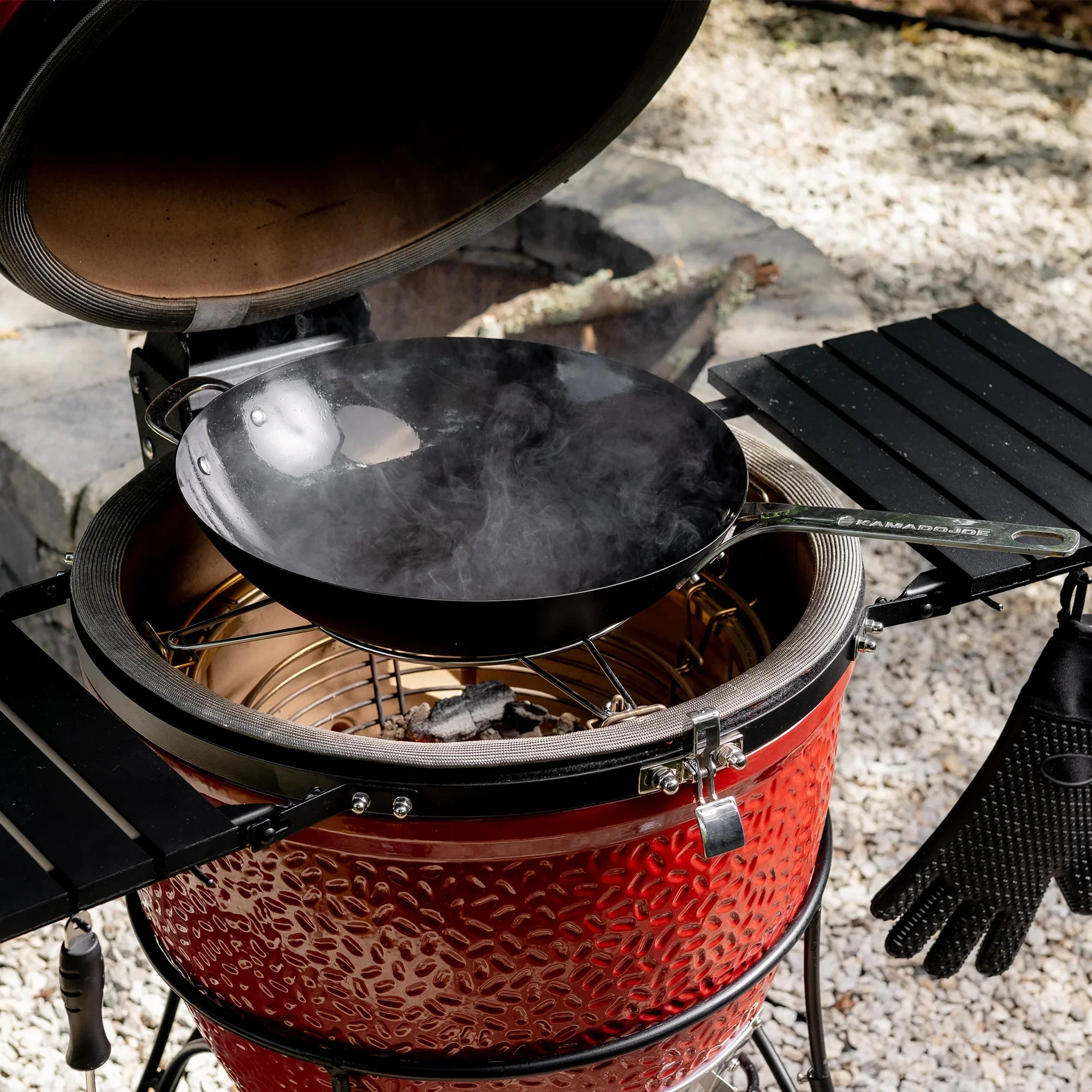 Kamado Joe KJ15124922 | Karbon Steel Wok - Image 3