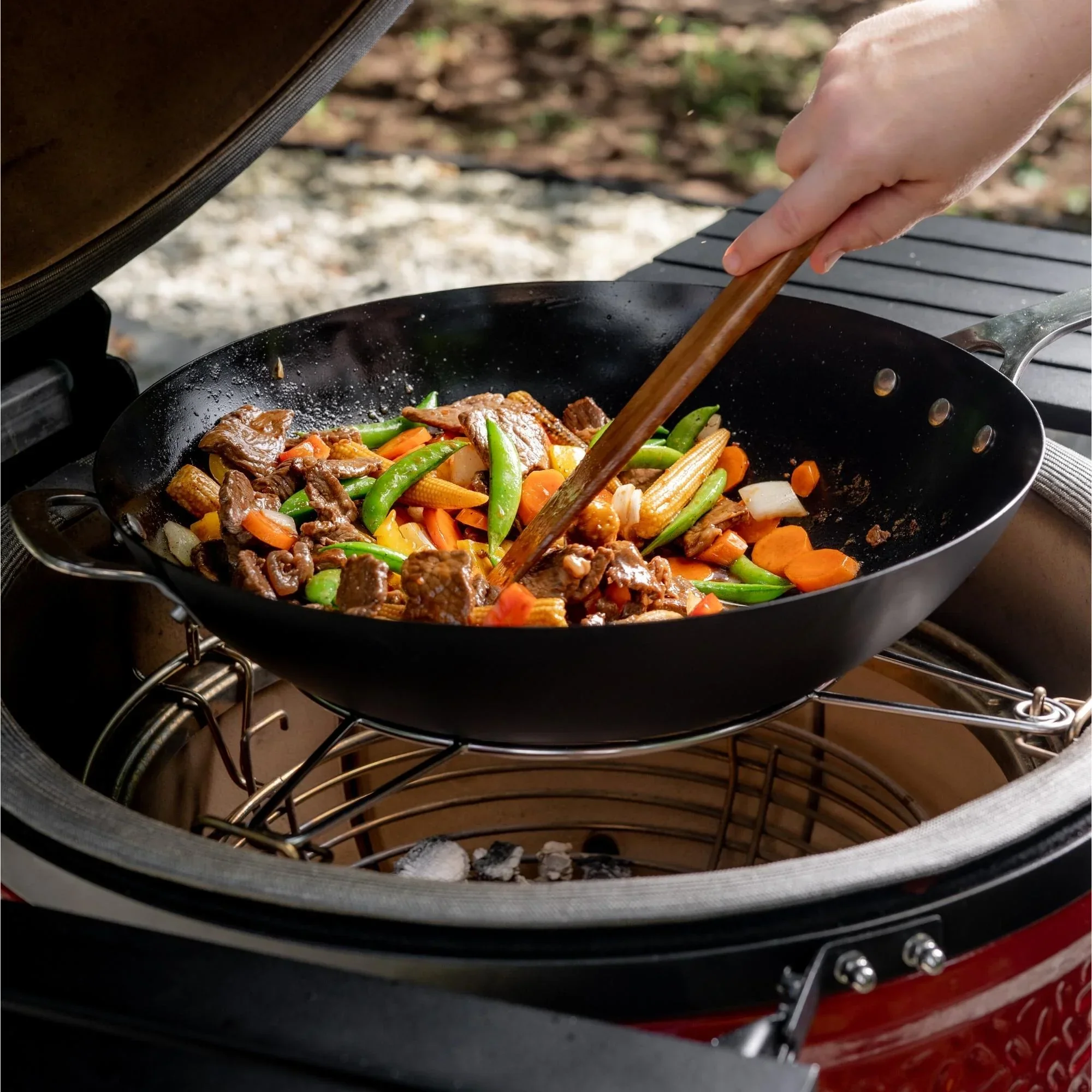 Kamado Joe KJ15124922 | Karbon Steel Wok - Image 5