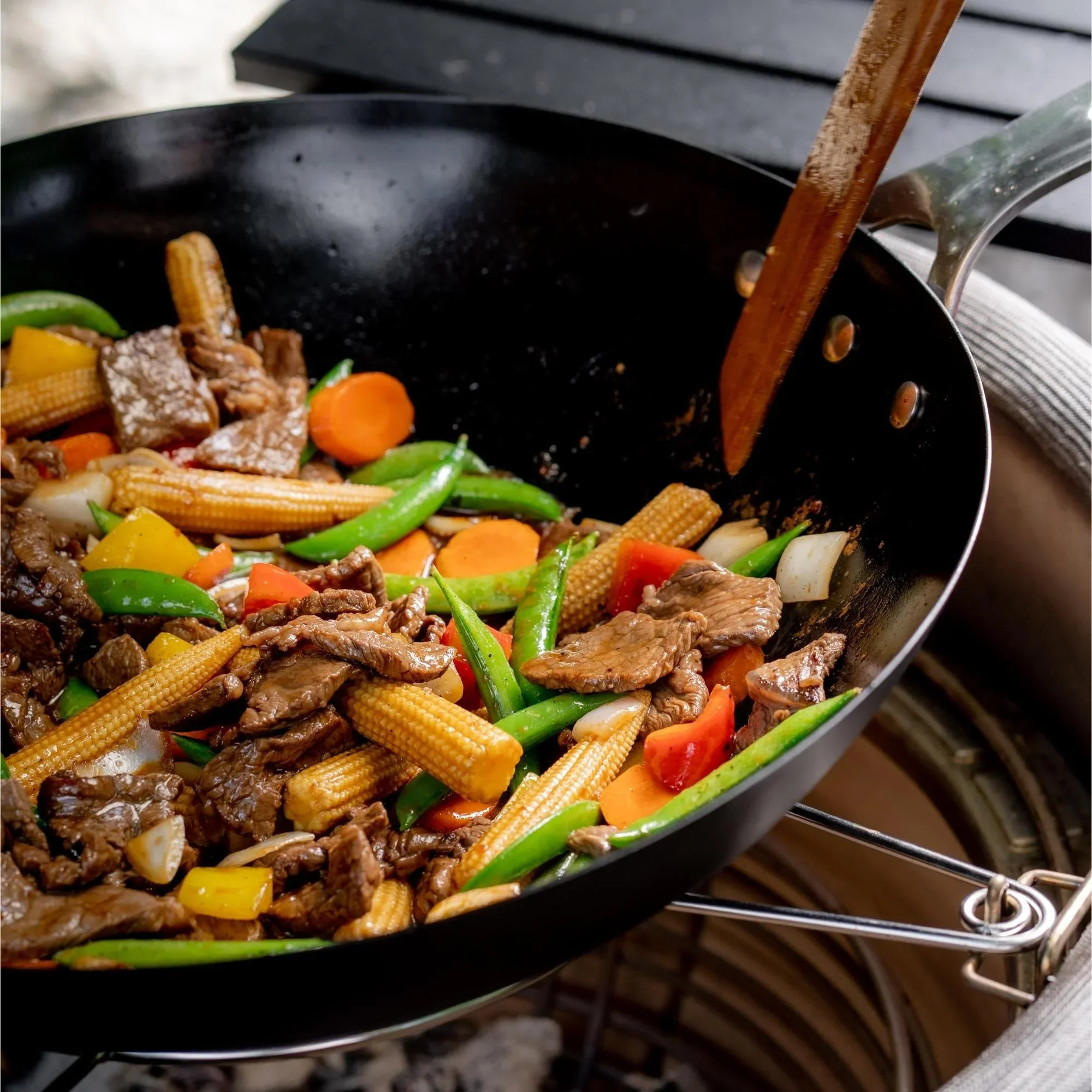 Kamado Joe KJ15124922 | Karbon Steel Wok - Image 6
