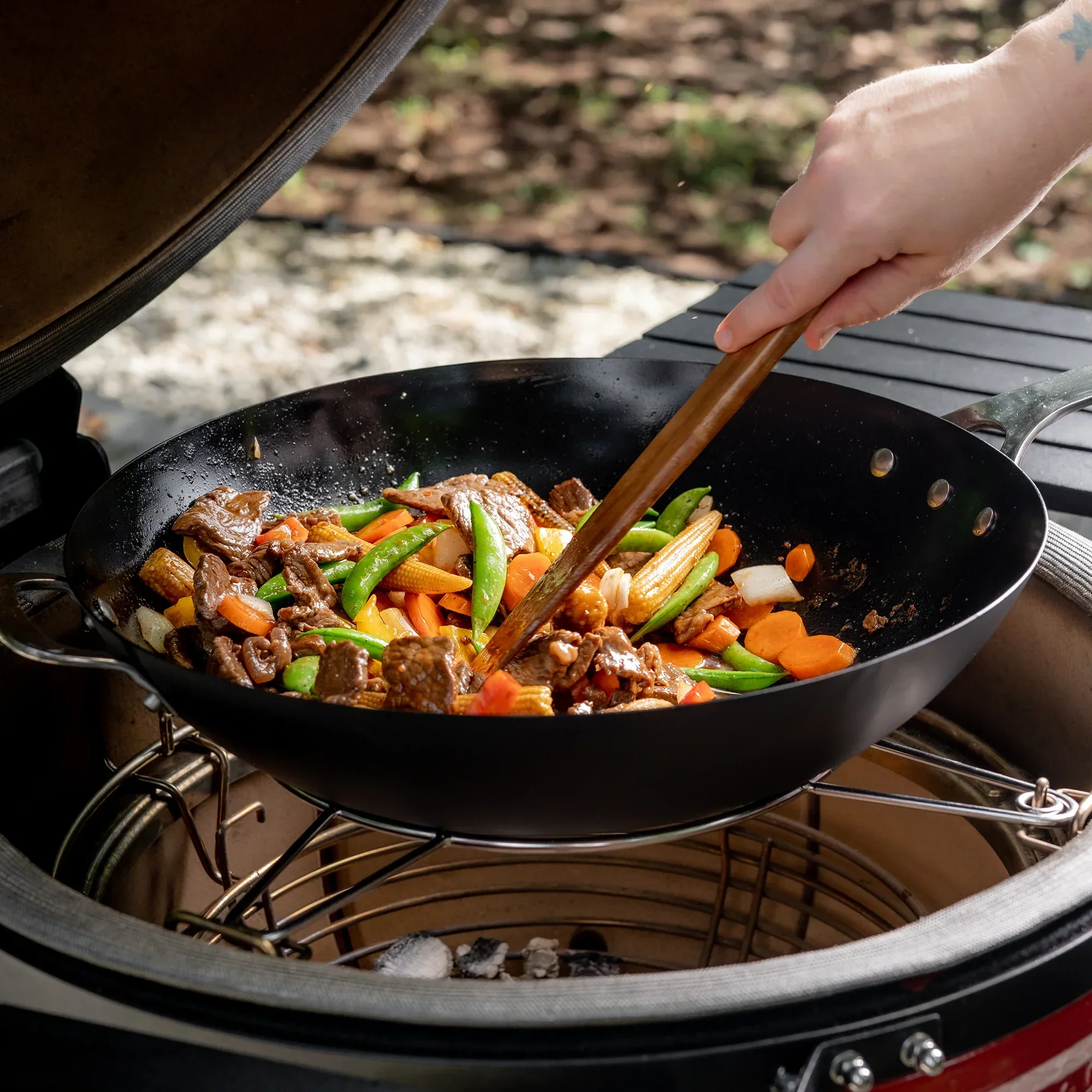 Kamado Joe KJ15124922 | Karbon Steel Wok - Image 9