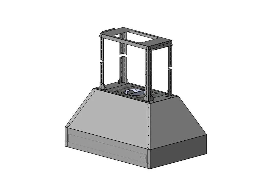 Trade-wind P7248 ISL | Outdoor Pyramid-Style Island Vent Hood - Image 3