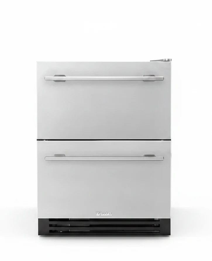 True-residential TURADA-24-D | Undercounter Refrigerator Drawers | Solid Panel Ready Drawers  | Outdoor