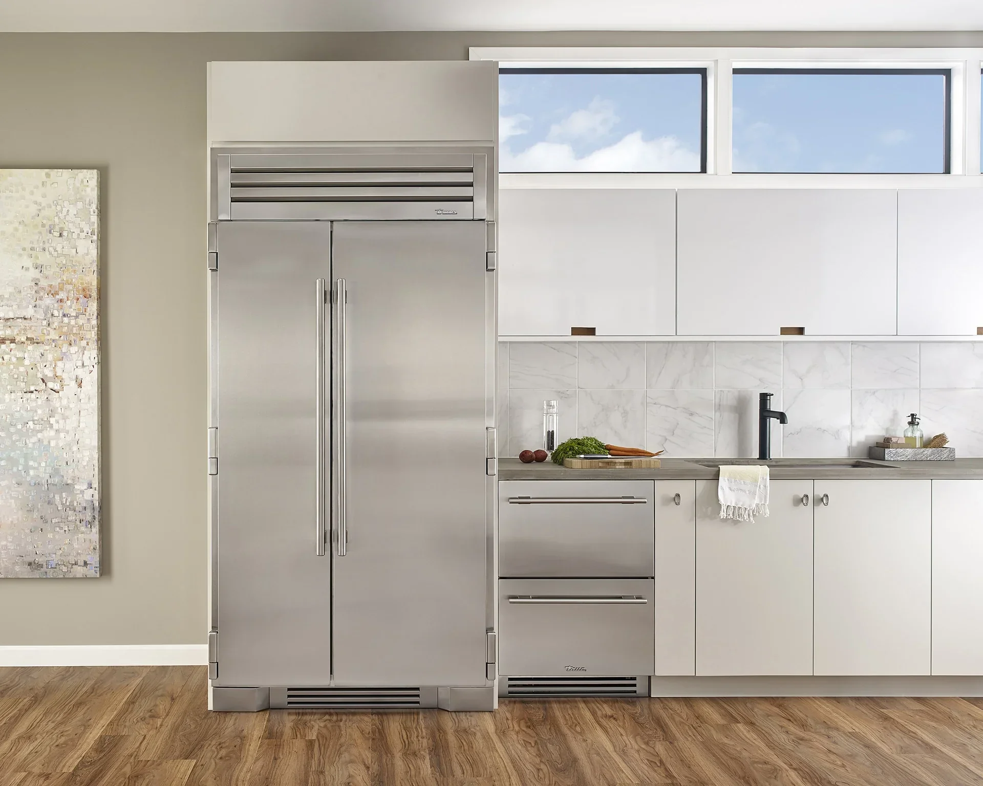 True-residential TURADA-24-D | Undercounter Refrigerator Drawers | Solid Panel Ready Drawers  | Outdoor - Image 16