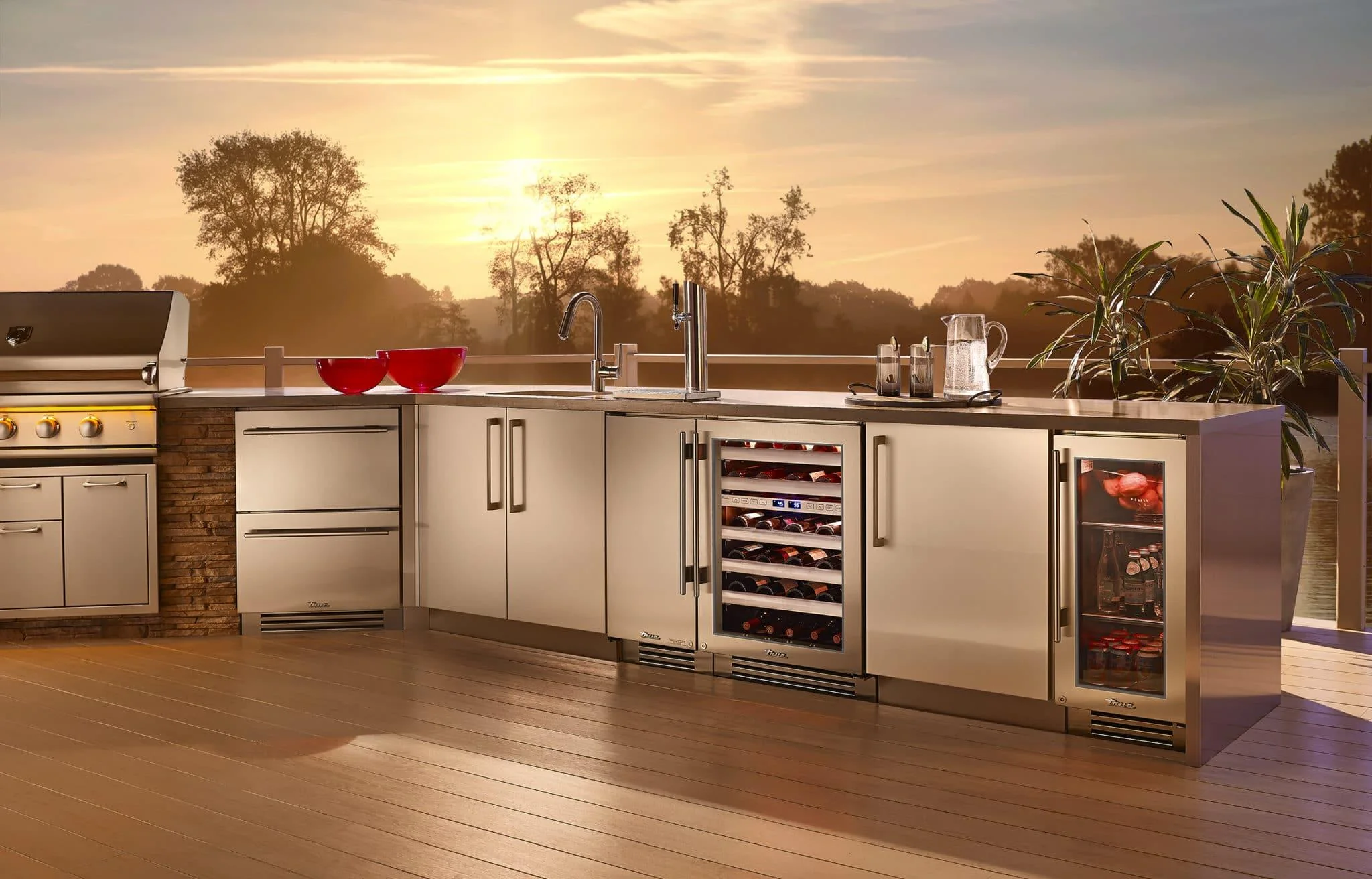 True-residential TURADA-24-D | Undercounter Refrigerator Drawers | Solid Panel Ready Drawers  | Outdoor - Image 18