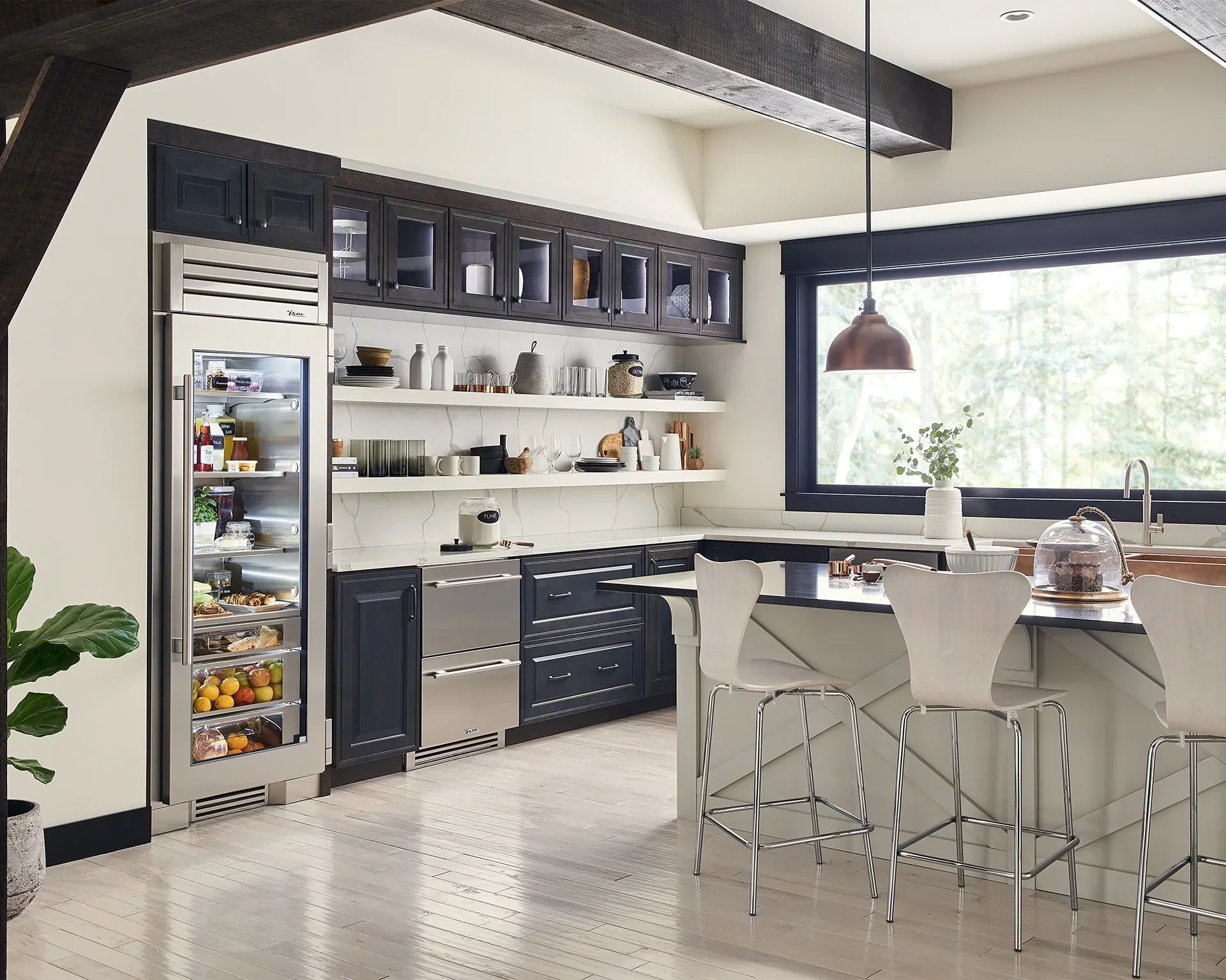 True-residential TURADA-24-D | Undercounter Refrigerator Drawers | Solid Panel Ready Drawers  | Outdoor - Image 3