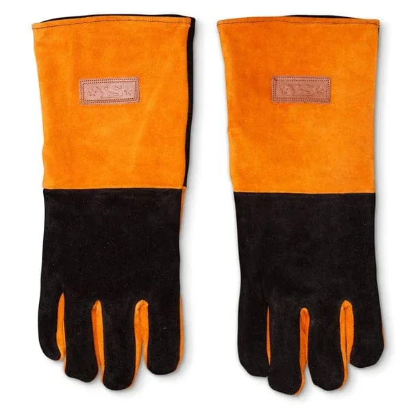 Yoder 1040-05 | Long Leather BBQ Gloves