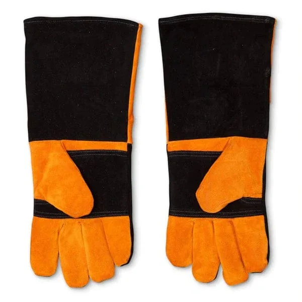 Yoder 1040-05 | Long Leather BBQ Gloves - Image 2